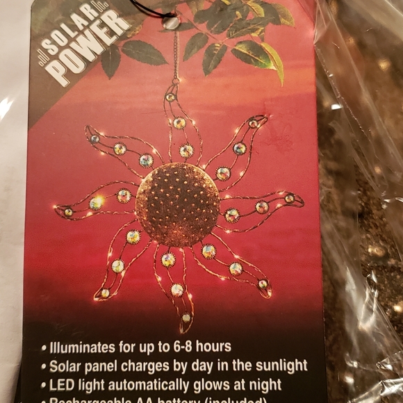 Solar Sun Hanging Decor - Picture 3 of 4